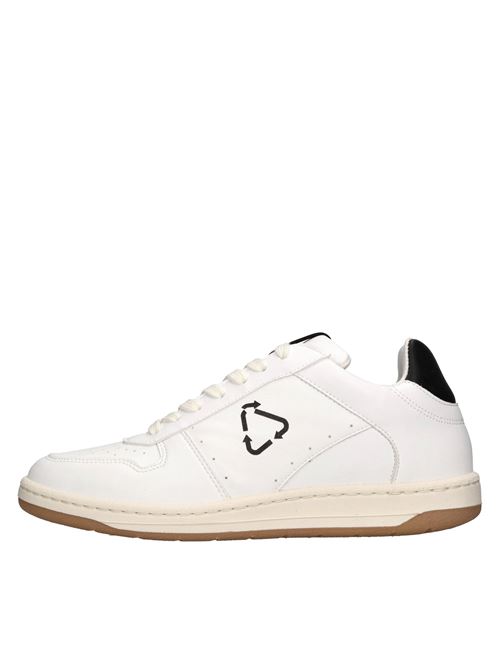 Sneakers in pelle ed ecopelle PAP | PAPU001 034BIANCO-NERO